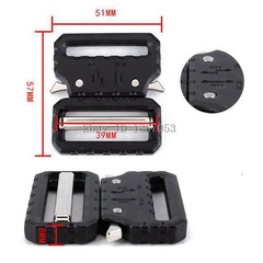 Quick Release Belt Buckle Metal 25mm 38mm Tactical Web Belt Outdoor Hunting Gear