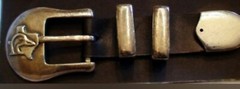 Rare Sterling Silver Ducks Unlimited Jeep Collins Silversmith Hunt Belt Buckle