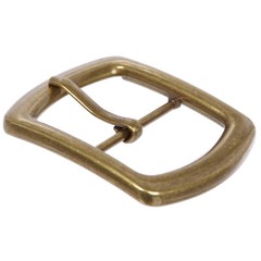 1 3/4&Prime; (44 mm) Nickel Free Center Bar Single Prong Oval Belt Buckle