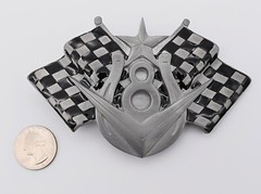 V8 Racing Flags Racecar Novelty Gift Belt Buckle (New)