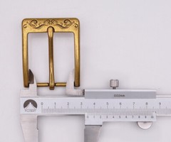 Casual Brass Single Prong Pin Leathercraft Men Replacement Leather Buckle 35mm