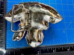 Pirate Skull Head with Hat Bandana Halloween Cosplay Raised 3D Belt Buckle