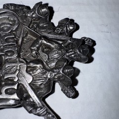 Vtg Bergamot Brass Works 1981 Country Western Brass Belt Buckle USA Rare Old