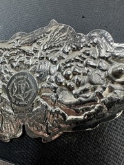 Famous Stars & Straps Triple Rose Belt Buckle Travis Barker Y2K Blink-182