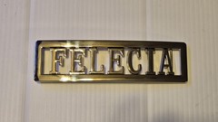 FELECIA Custom Personalized Name Belt Buckle -Put your name or word on Buckle