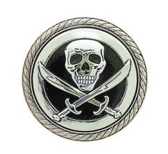 Skull Belt Buckle Cross bones Men Women Halloween Costume Christmas Party Gift