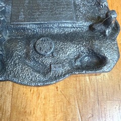Vintage 1988 Siskiyou Vietnam Veteran The Forgotten Warrior Pewter Belt Buckle