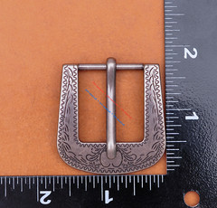 Men Retro Flower Carved Antique Western Cowboy Metal Buckle fits Leather Belt 1&Prime;