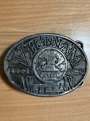 Bergamot Vietnam Veteran Belt Buckle. Vintage Y-52.