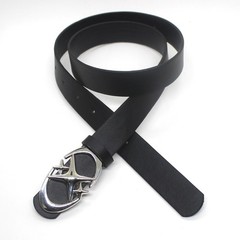 Buckle Belt Gothic Cross Metal Buckle Belt Punk Moon Star Design for Men Women