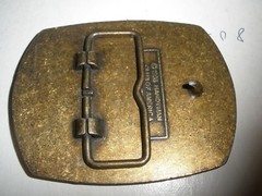 Belt Buckle HANDYMAN CLUB OF AMERICA LIFE MEMBER 3&Prime; x 2.5&Prime;