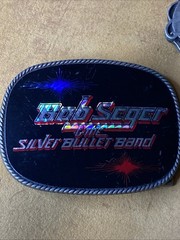Bob Seger and the Silver bullet band belt buckle