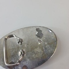 Silver Tone Metal Belt Buckle State Of Texas Lone Star Western Fashion Cowboy