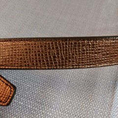 Cole Haan Belt Size M Gold and Black Color 43 in x .5 in