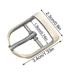 20Pcs Belt Buckles Replacement 34x23mm Single Prong Replacement Belt Buckle