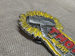 Thor Marvel Comic Belt Buckle Mobtown 2005 Metal 4&Prime;