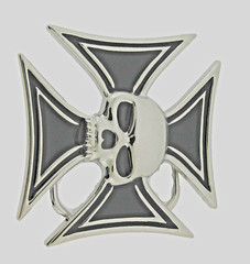 Skull Belt Buckle Chopper Skeleton Metal Halloween Costume Party Cosplay Men New