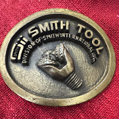 Vintage Smith Tool Division of Smith Inter. Belt Buckle Oilfield Drill Bit