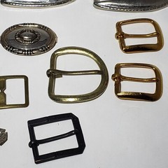 Vintage Mixed Lot of 26 Metal Belt Buckles