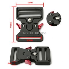32 38mm 43 50mm Tactical Belt Buckles Metal Quick Release Military Straps Girdle