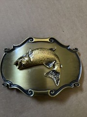 Vintage Raintree Fisherman&rsquo;s Men’s Belt Buckle. Never Worn!