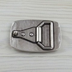 Studded octopus suction cup belt buckle silver removable clasp gs5223