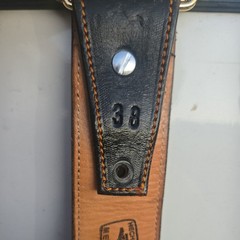 Western Buckle Gold Silver Red Black Red Eagle biting cobra