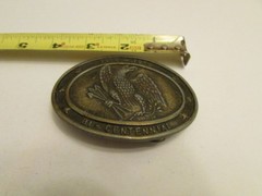 1776 – 1996 Bi-Centennial Eagle Clutching Arrows Belt Buckle BX-BB1