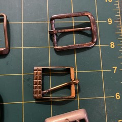 Lot 10 Brass Vintage Mens & Women&rsquo;s Belt Buckles