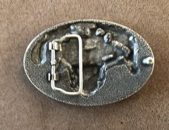 Bad Boy Metal Belt Buckle