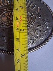 2005 Jack Daniel&rsquo;s Old No.7 Brand Metal Belt Buckle 5008JD 3&Prime;x3.75&Prime;