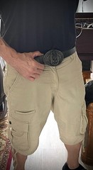Handmade Oval Cross Belt Buckle Gothic Rock Metal Darren McNeese