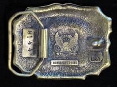 The Great American Buckle Co. Colorado Rockies Metal Belt Buckle Mountains H144