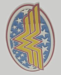 Wonder Woman Belt Buckle Original DC Comics LOGO Cosplay Halloween Costume Party