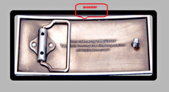 (2) SAMCRO SONS OF ANARCHY – SOA MOTORCYCLE BIKER GEAR 4 1/4&Prime; X 2&Prime; BELT BUCKLES