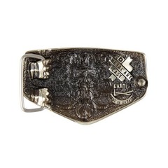 Archangel Michael german silver belt buckle; Saint Michael; Tyrael belt buckle
