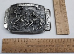 FIRST BANK – HAVRE, MONTANA – #d – belt BUCKLE – listing #7265