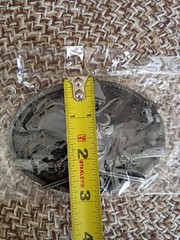 Western Skull Buckle Cowboy Hat Black Silver Rodeo Buckle New Sealed