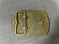 Handyman Club Of America Life Member Vintage Brass Belt Buckle
