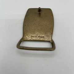 Vintage Golf Clubs Ball Belt Buckle Rectangle Brass 2.25in x 1.75in