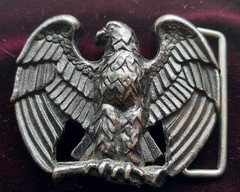 Eagle Wings Down Belt Buckle – Made by AVON 2 1/2 inches long