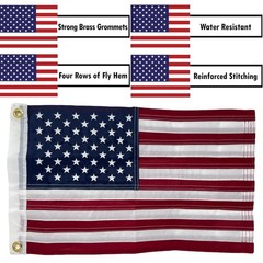 Belt Buckle Gift Set with 12 x 18 Inch American Flag with USA Flag Tin – Texas