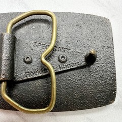 Vintage Spec Cast 3B Belt Buckle Brass Tone Metal