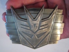 2007 TRANSFORMER BELT BUCKLE – HEAVY AND ELEGANT 3 1/2&Prime; X 2 3/4&Prime; – GW8