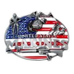 US Military Army Belt Buckle United States Marines (MRN-01)