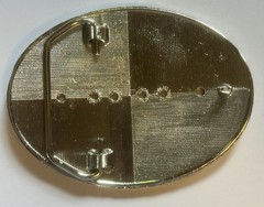 Silver Skull Punk Western Cross Biker Belt Buckle Metallica