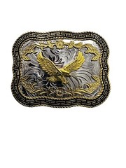 Eagle Cowboy Western Style belt Buckle Hebilla Vaquera Aguila