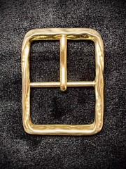 Made in Italy Jewelry-grade gold-plated belt buckle 23mm 35mm Width