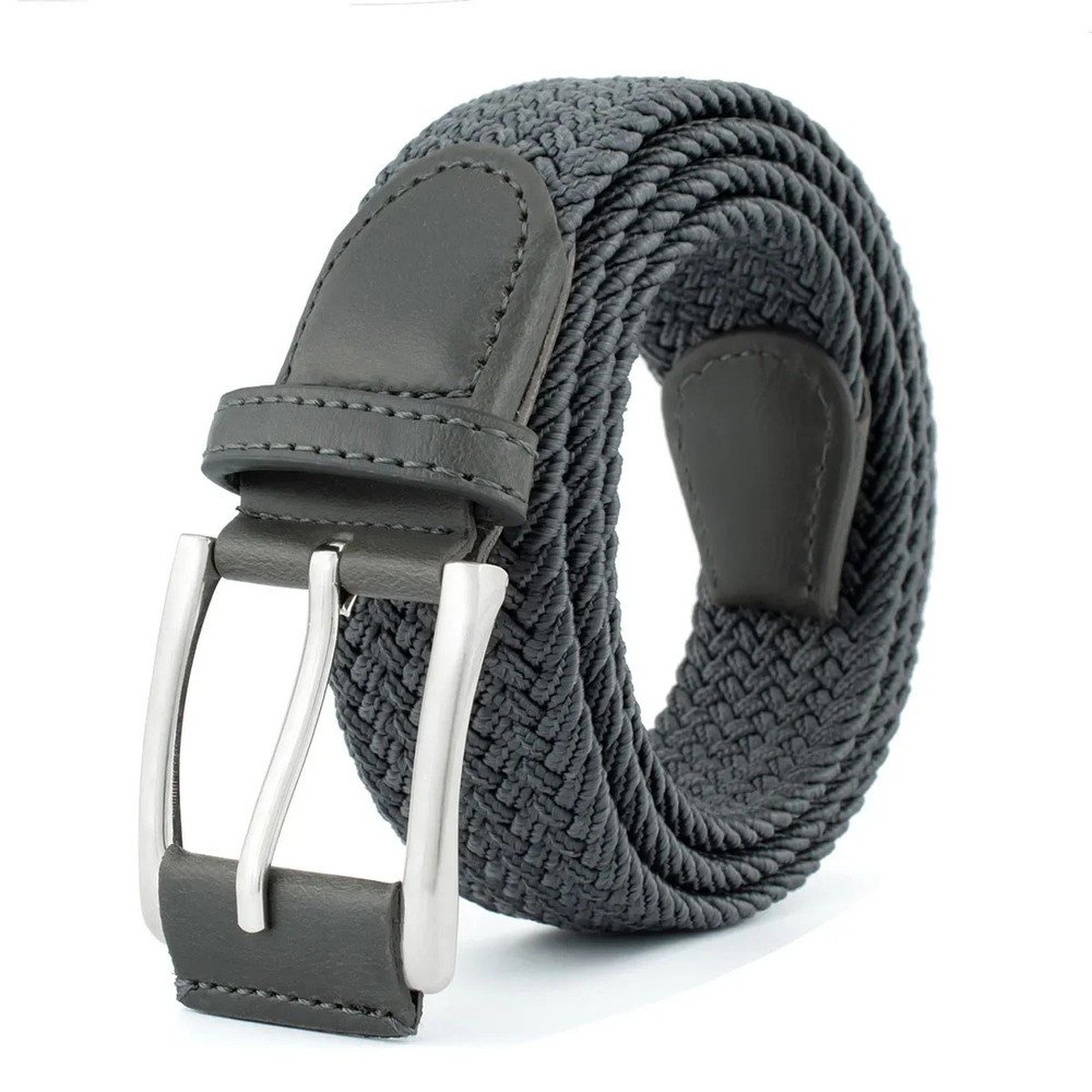 Mens Belt – Braided Stretch Golf Belt for Men Mens Gift for Golf Pants 105CM