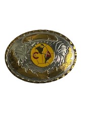 America Rodeo Western Cowboy Style Belt Buckle Hebilla Vaquera Fina Del America